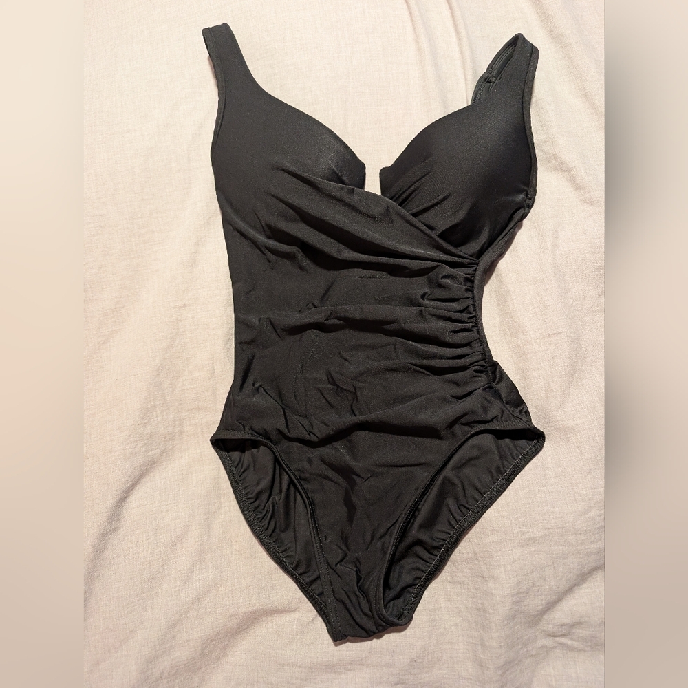 Miraclesuit Classic Black Swimsuit